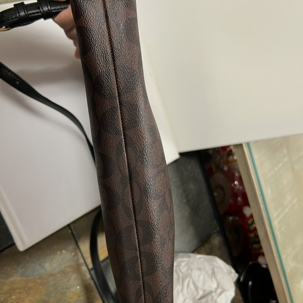 Coach Signature Brown Messenger Bag - Picture 6 of 6